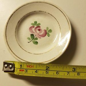 Lusterware- Pink Luster- Plate 2.5 x 3 inches